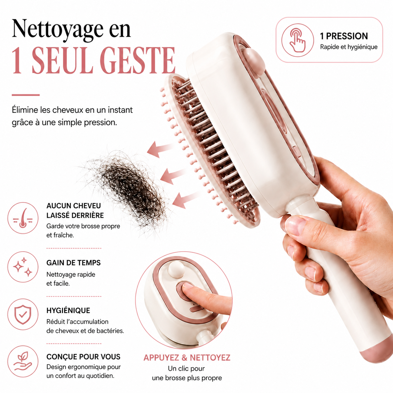 Glowly™ HairBrush 3-en-1