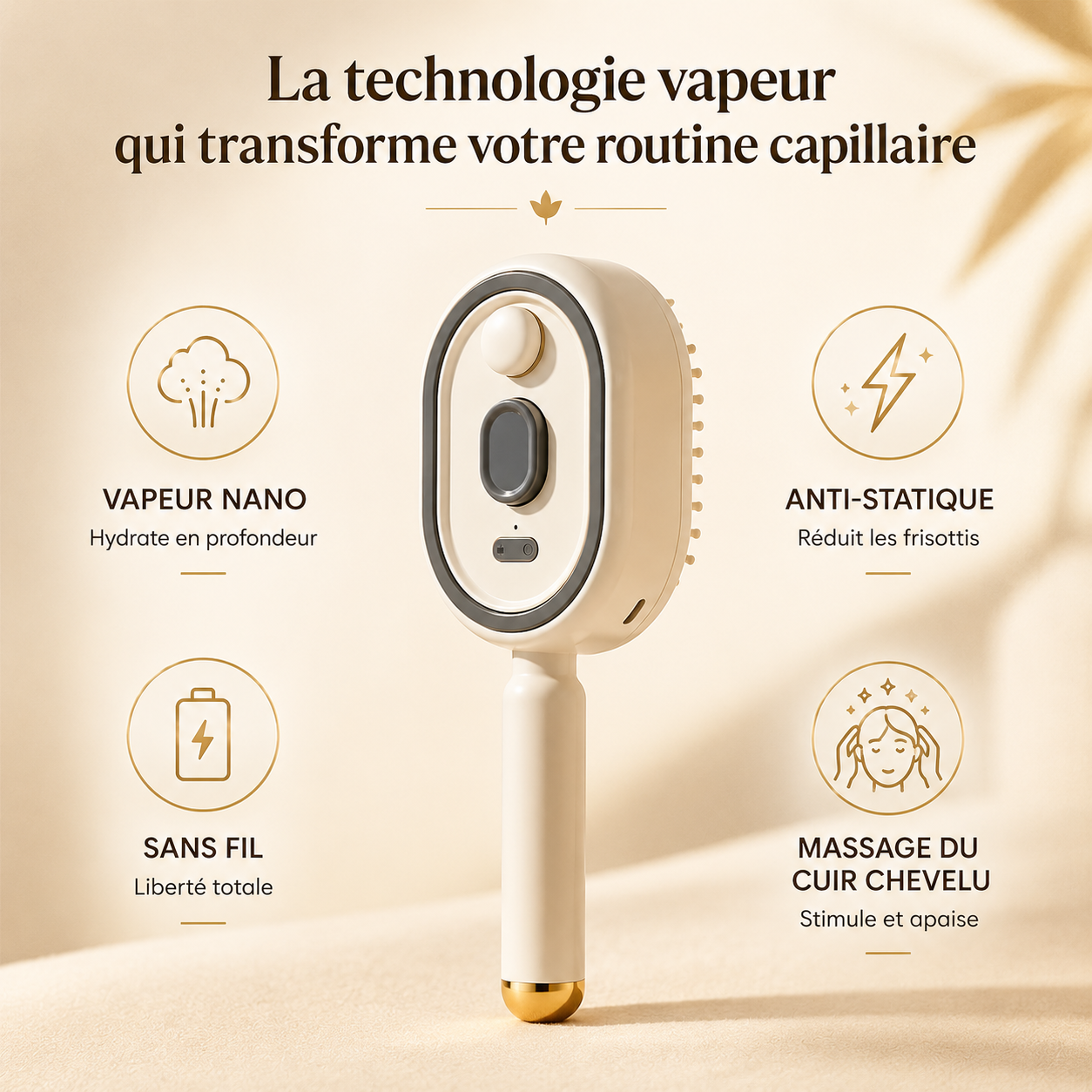 Glowly™ HairBrush 3-en-1