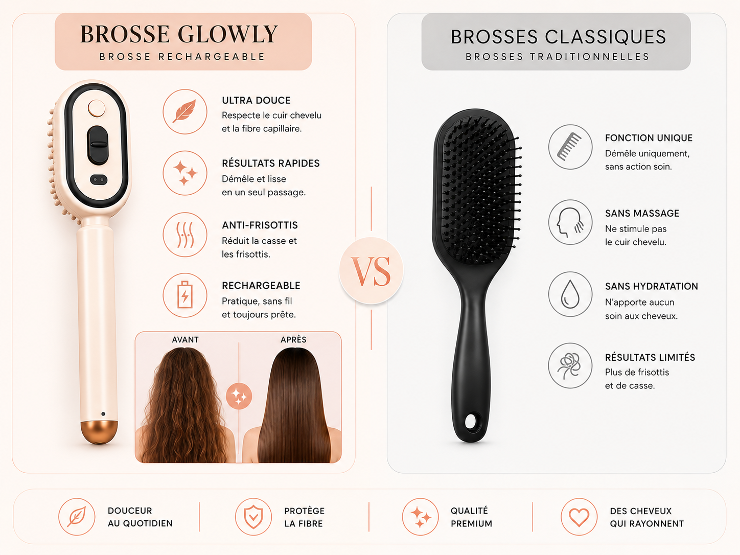 Glowly™ HairBrush 3-en-1